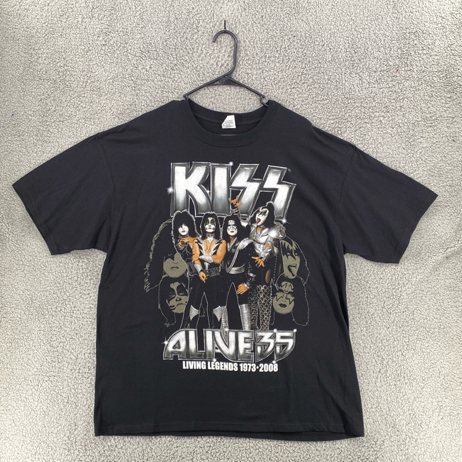 Vintage 2008 Anvil KISS Alive 35 Concert T-shirt Men’s Sz 2XL