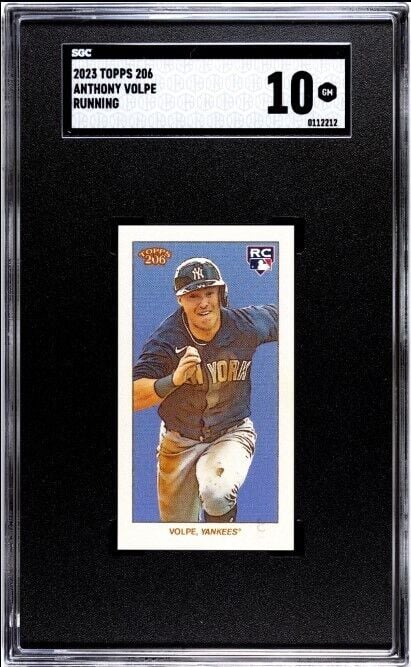 2023 Topps 206 High Series ANTHONY VOLPE RC American Beauty Running SP SGC 10