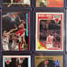 Michael Jordan (9) Card Lot 1989 Fleer, 90’s Topps Stadium Club, Fleer, Hoops,