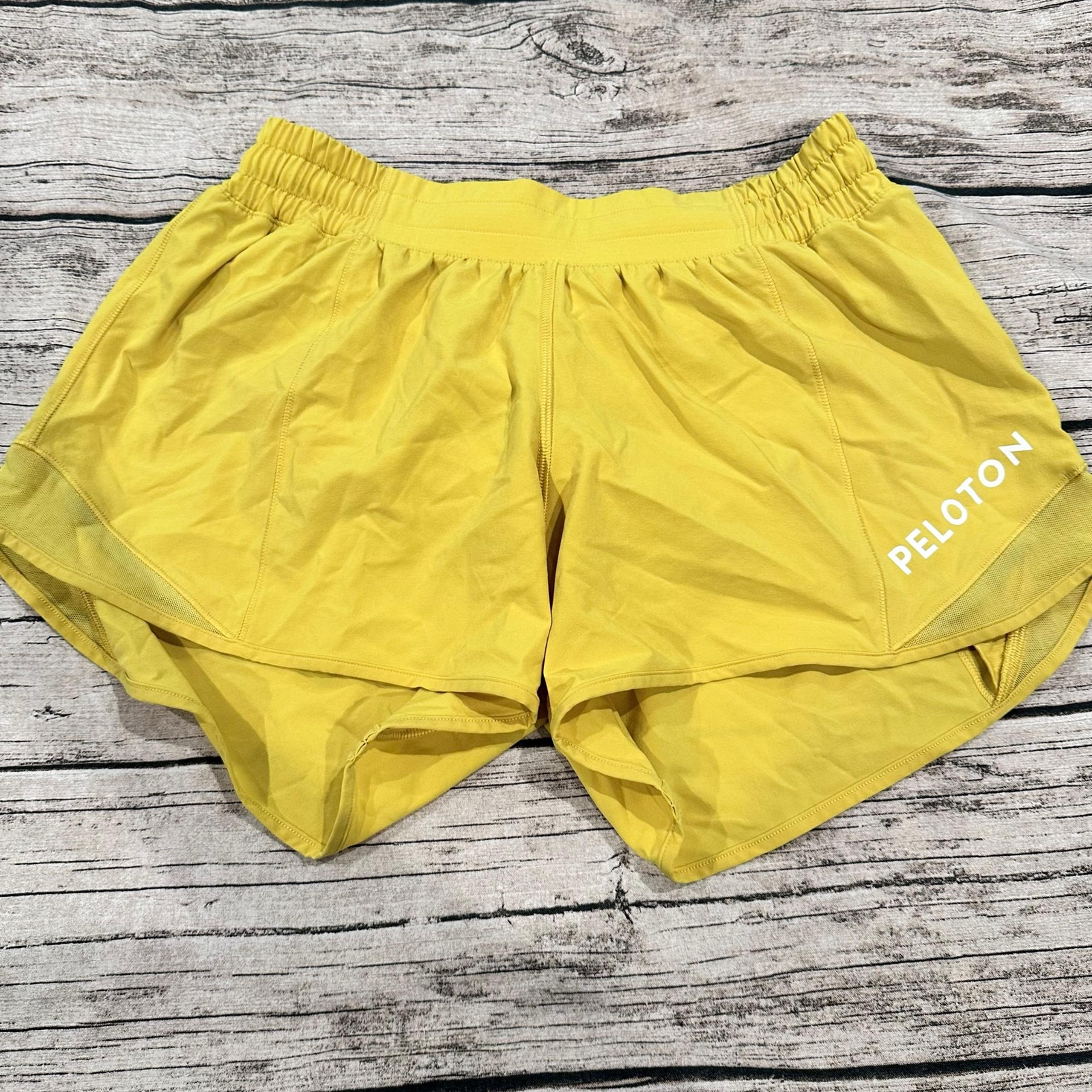 Lululemon Athletica x Peloton Hotty Hot Short II *Long 4" Soleil Size 6Tall