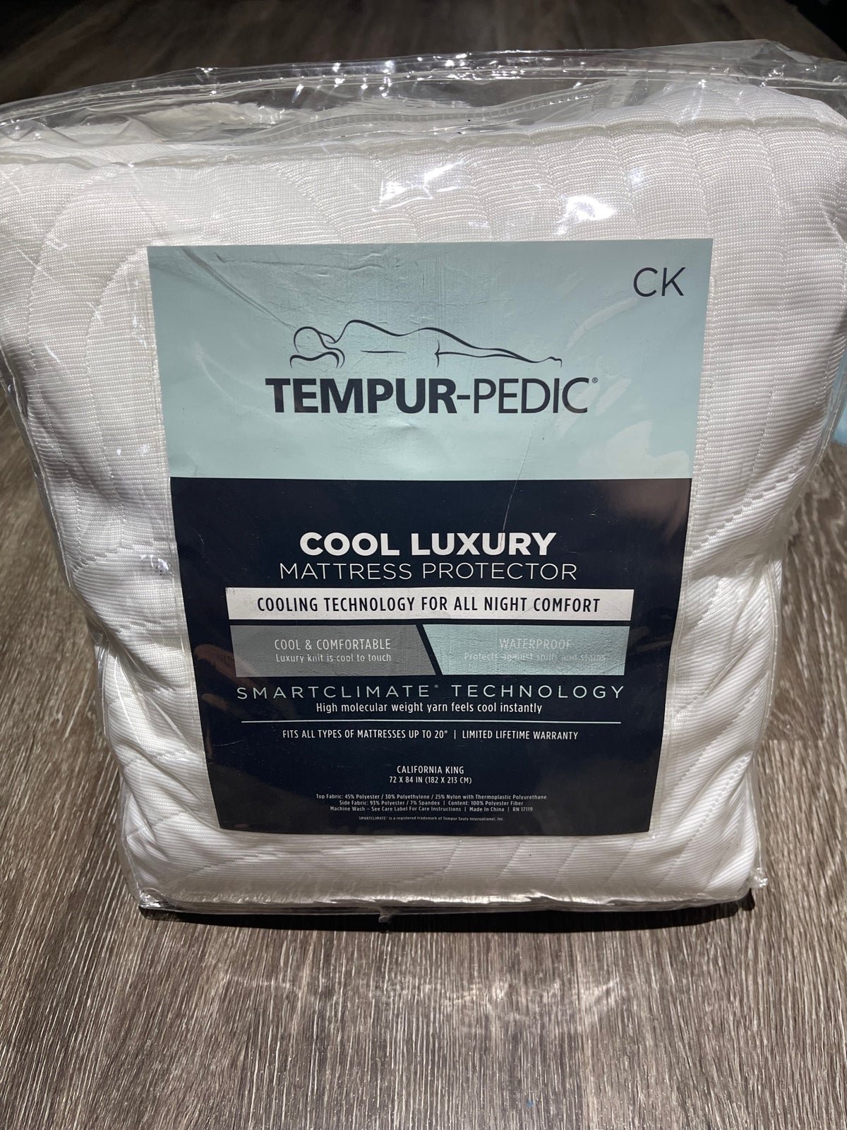 Tempur-Pedic Cool Luxury Mattress Protector, cal king