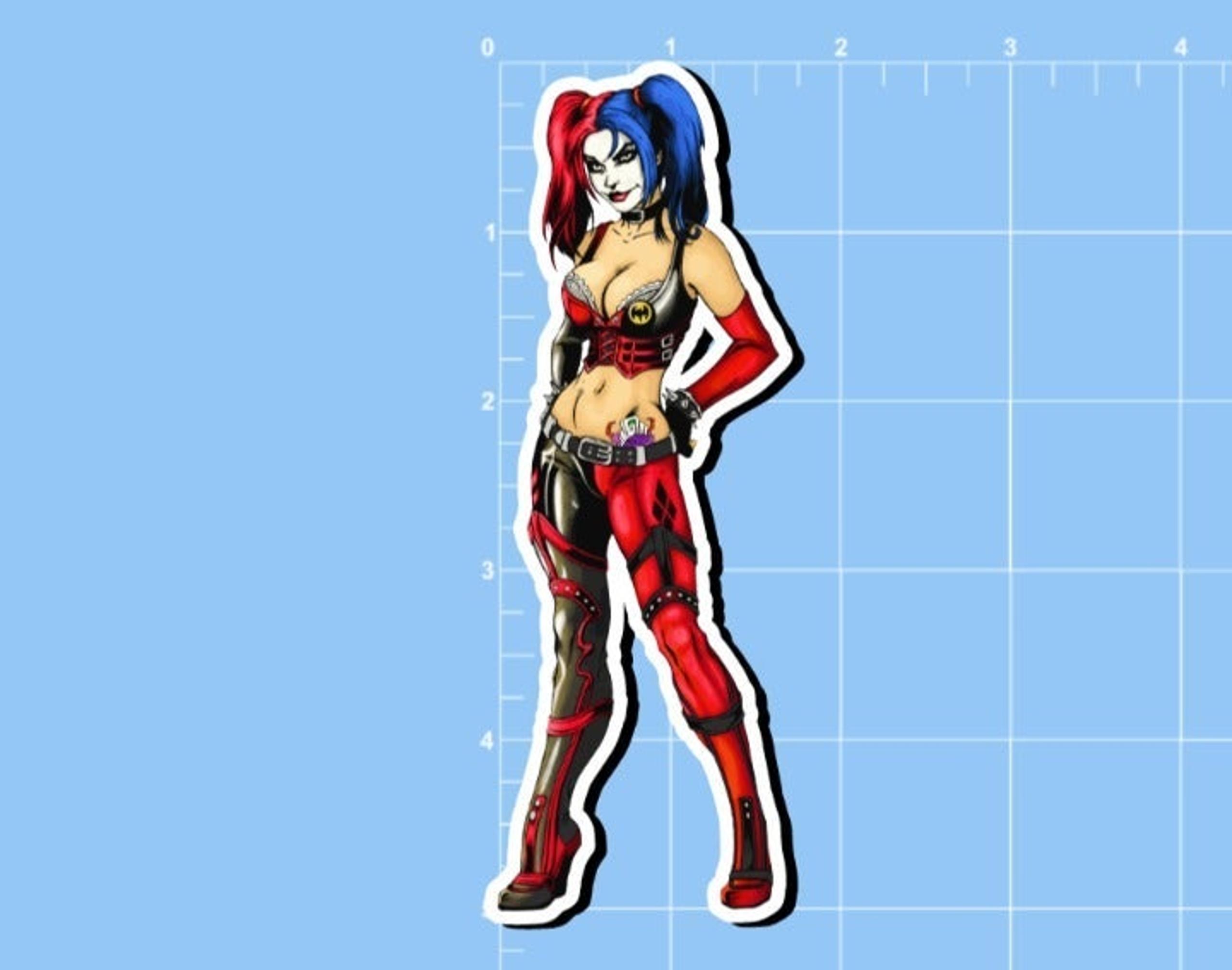 5" Harley Quinn Super Sexy Outfit