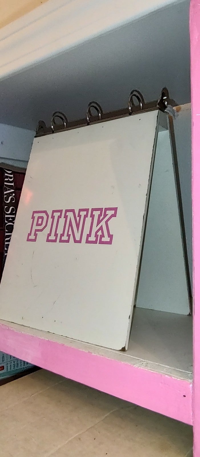Pink employee VSU clipboard