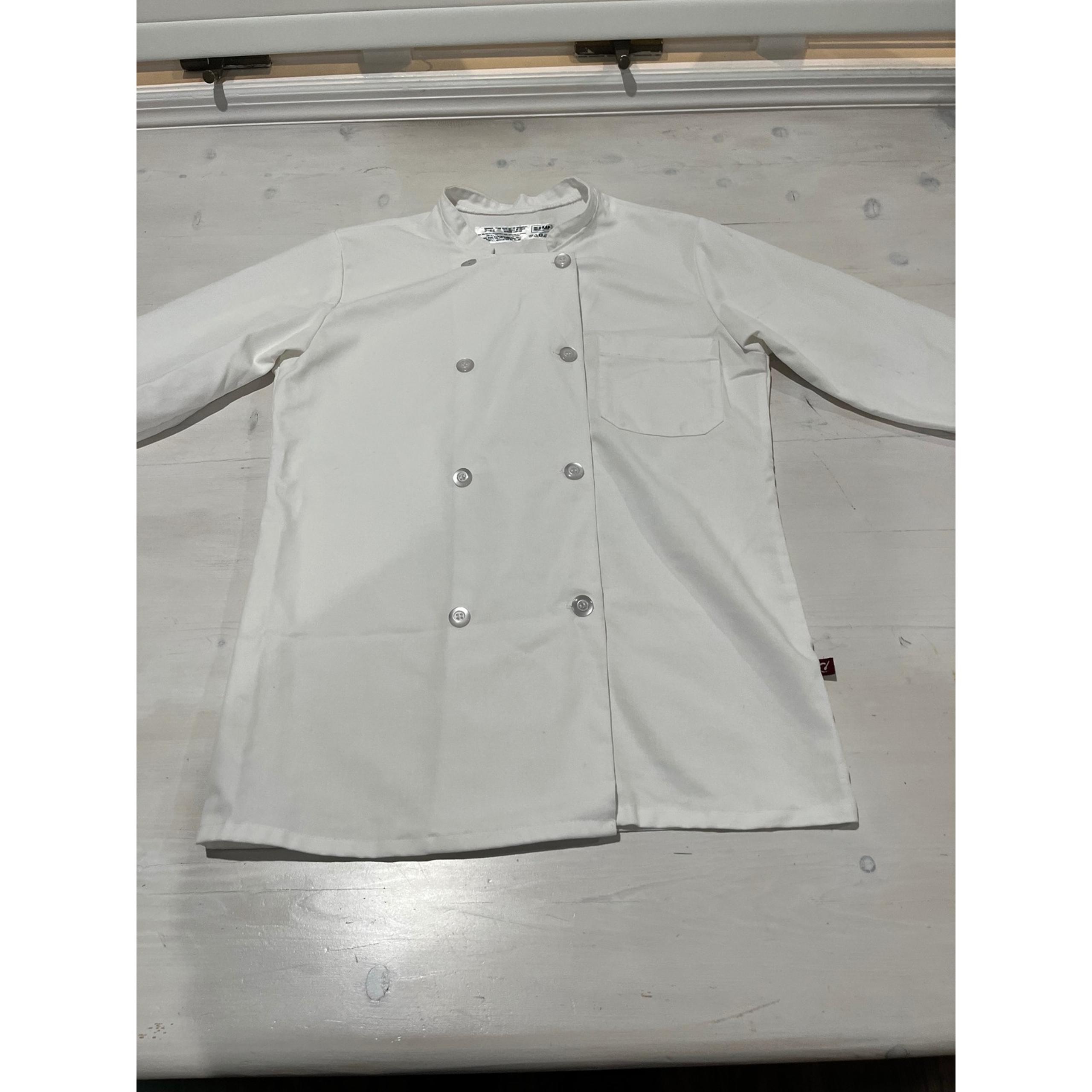 Red Kap Chef Coat Jacket Work Wear Cooking Kitchen Restaurant White Small