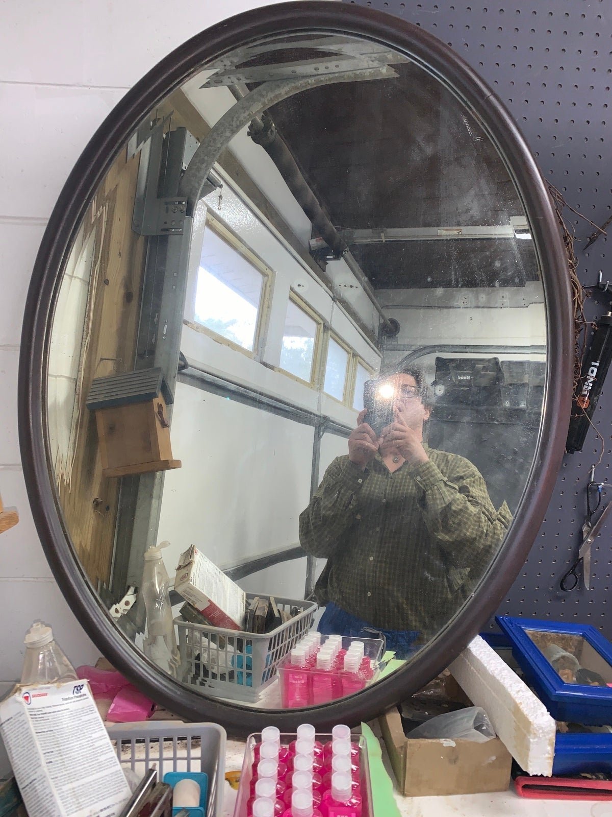 Antique Mercury Mirror( Gorgeous)Heavy and Thick!!