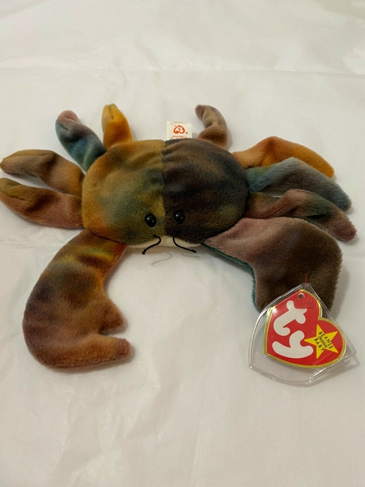 RARE/RETIRED CLAUDE style 4083 PVC Pellets Ty beanie baby mint condition!