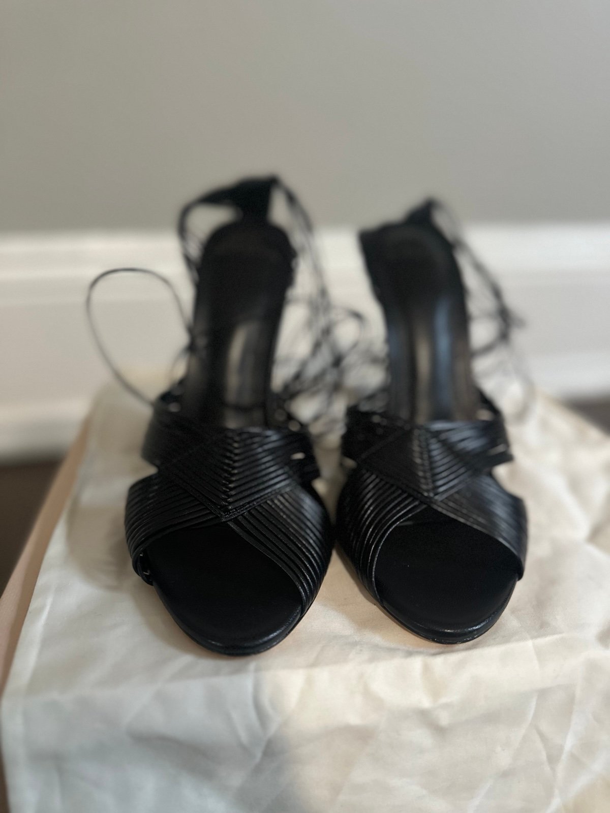 Alexandre Birman Ginny Strappy leather heels