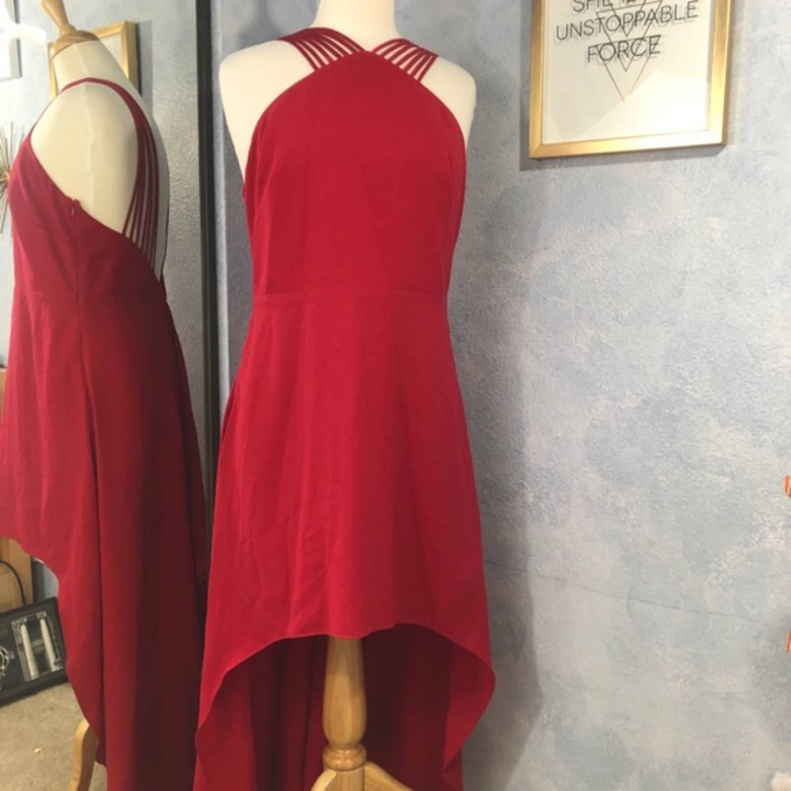 Halston Heritage High-Low Dress