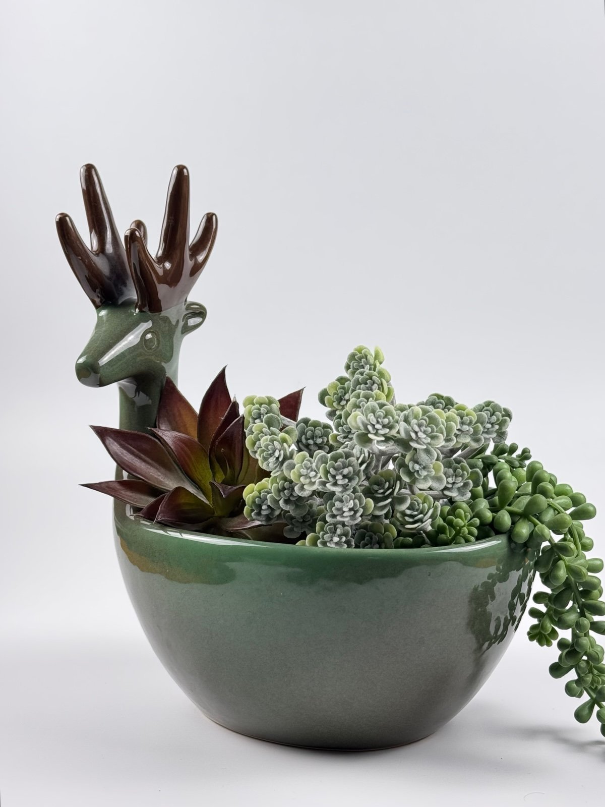 Reindeer Festive Ceramic Bowl. Multi Purpose Serving Dish!