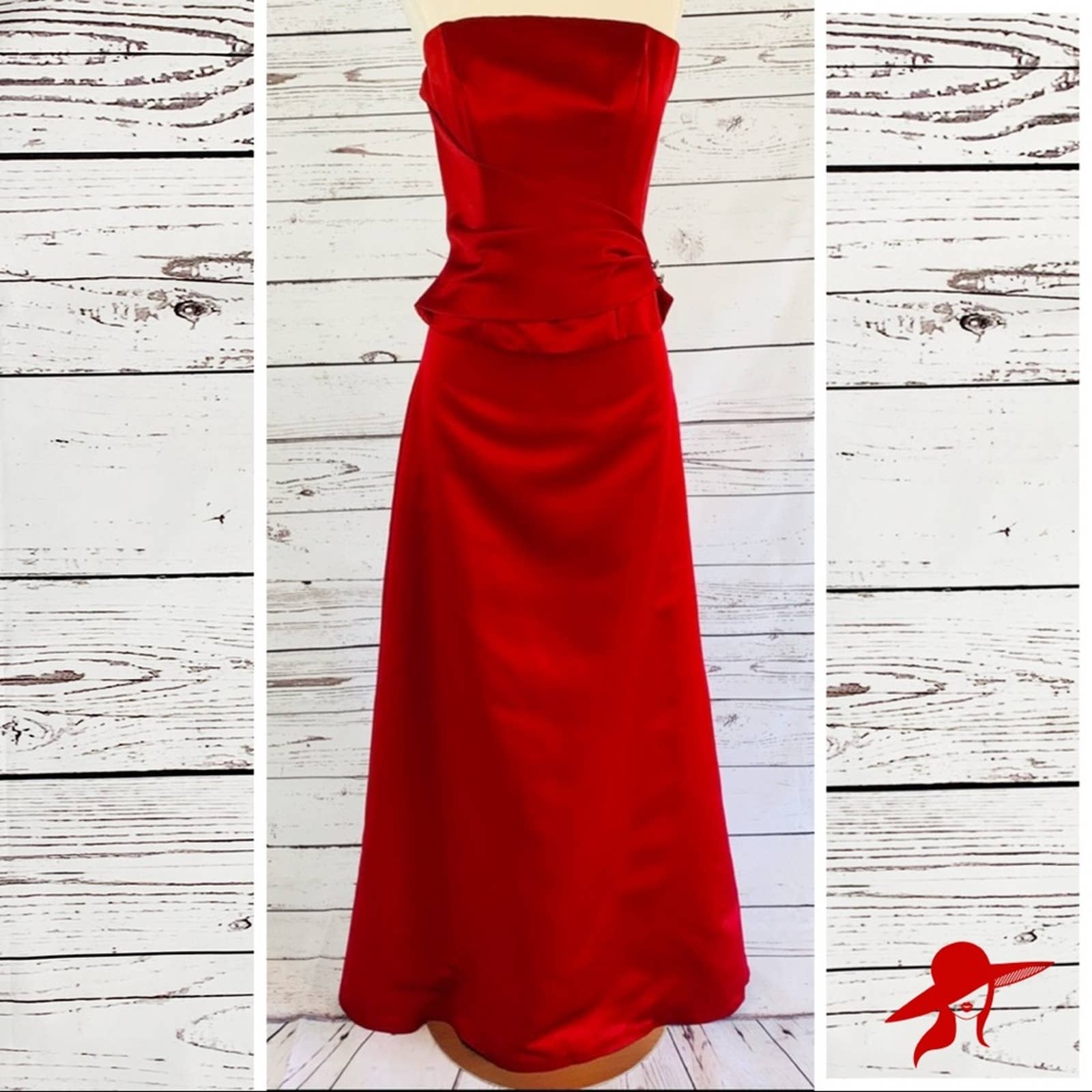 Mori Lee Scarlet Two Piece Dress corset