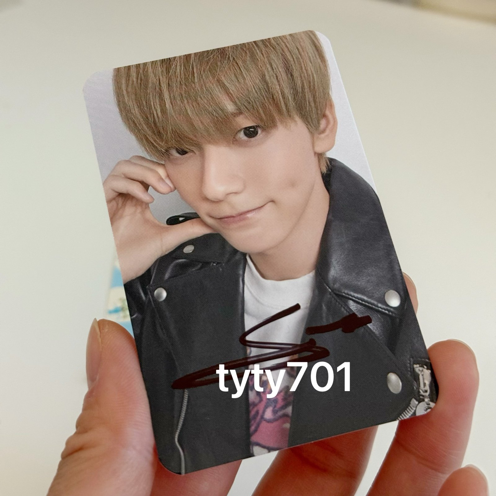 TXT Soobin Signed MOA ZONE Photocard ACT PROMISE
