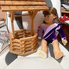 Wishing well for an 18” doll