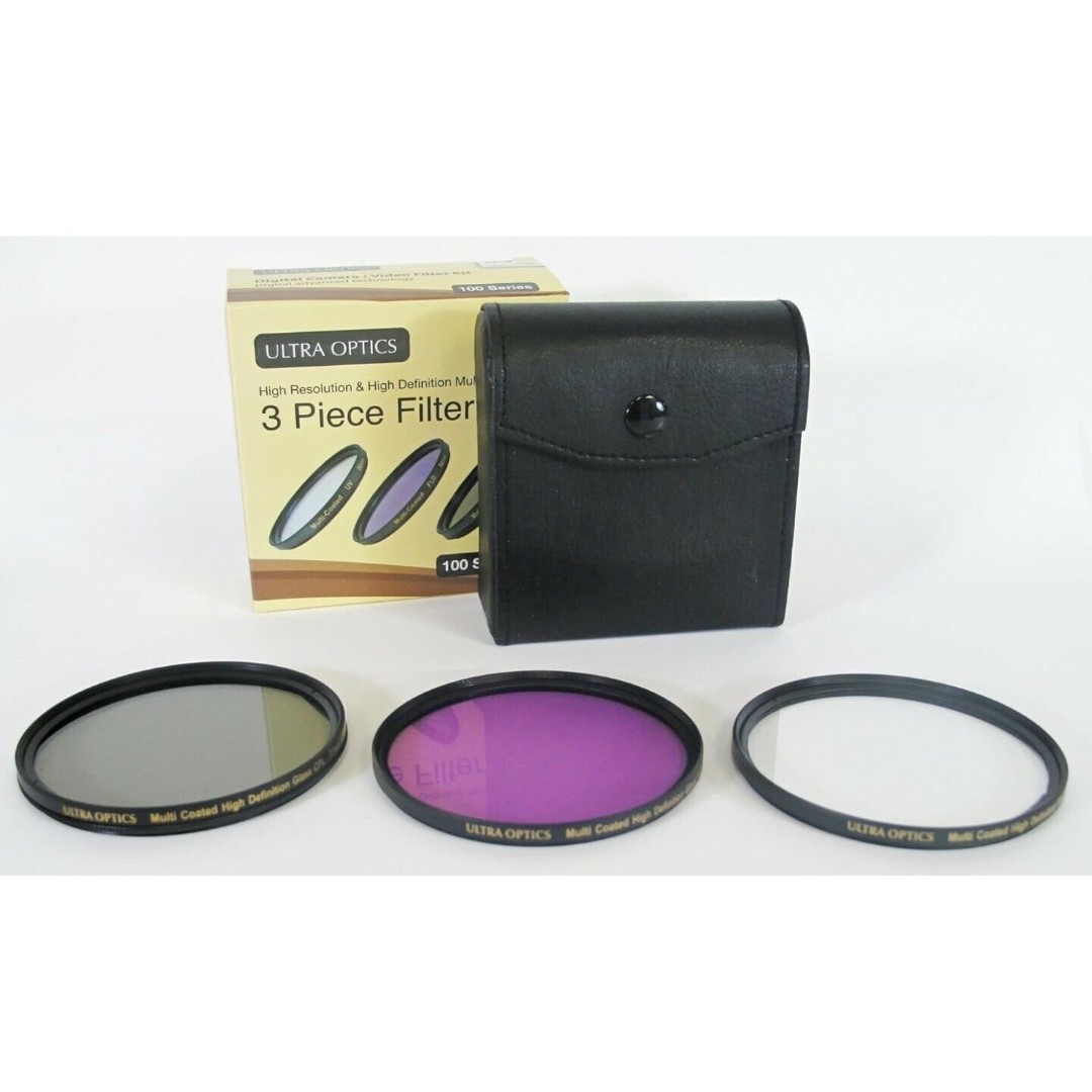 Precision 3 Piece Multi Coated Glass Filter Kit (58mm)