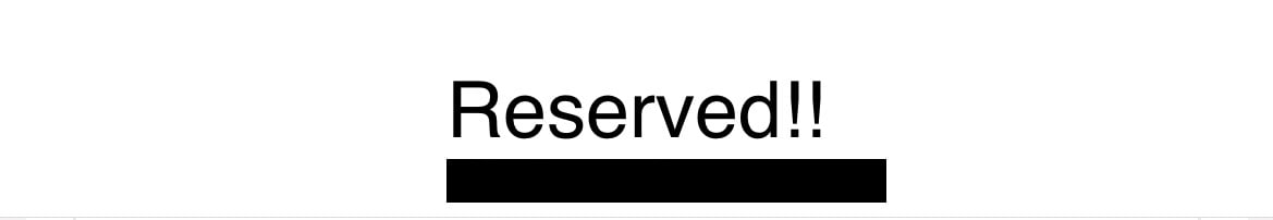 Reserved