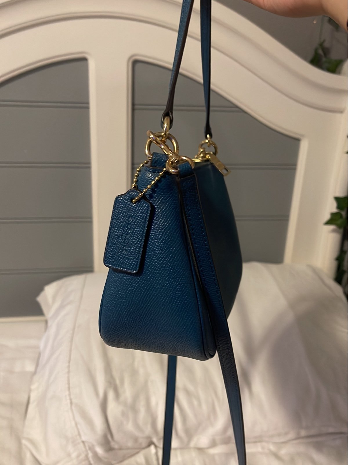 Coach shoulder bag blue