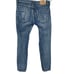 One Teaspoon Trashed Free Birds Extreme Distressed Skinny Jeans with Ankle Zips