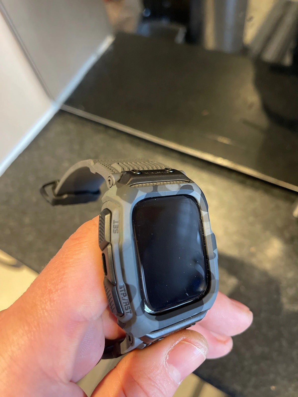 Sport Case+Strap for Apple Watch Band 8 7 45mm Waterproof Drop-Resistant