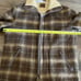Vintage 60s Pendleton Shadow Plaid Wool Shearling Lined Coat