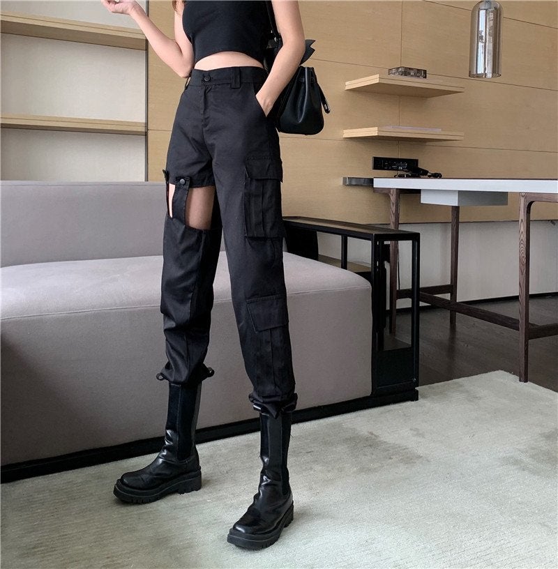 Assymetrical Cargo Pants