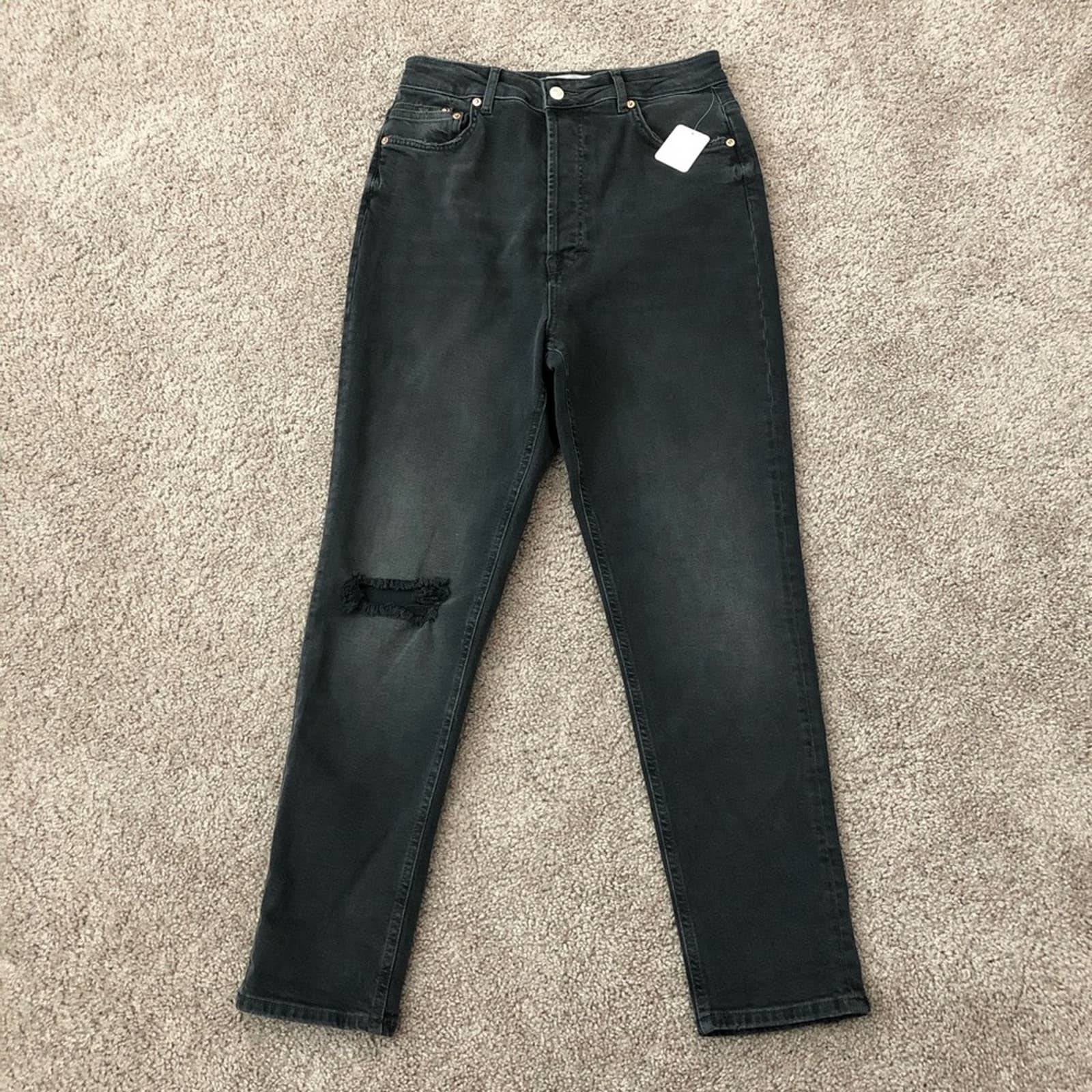 Free People We The Free High Rise Slim Leg Mom Jeans