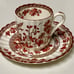 June 1950 Vtg Copeland Spode India Tree Flat Cup & Saucer Set