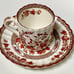June 1950 Vtg Copeland Spode India Tree Flat Cup & Saucer Set