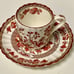 June 1950 Vtg Copeland Spode India Tree Flat Cup & Saucer Set