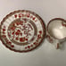 June 1950 Vtg Copeland Spode India Tree Flat Cup & Saucer Set