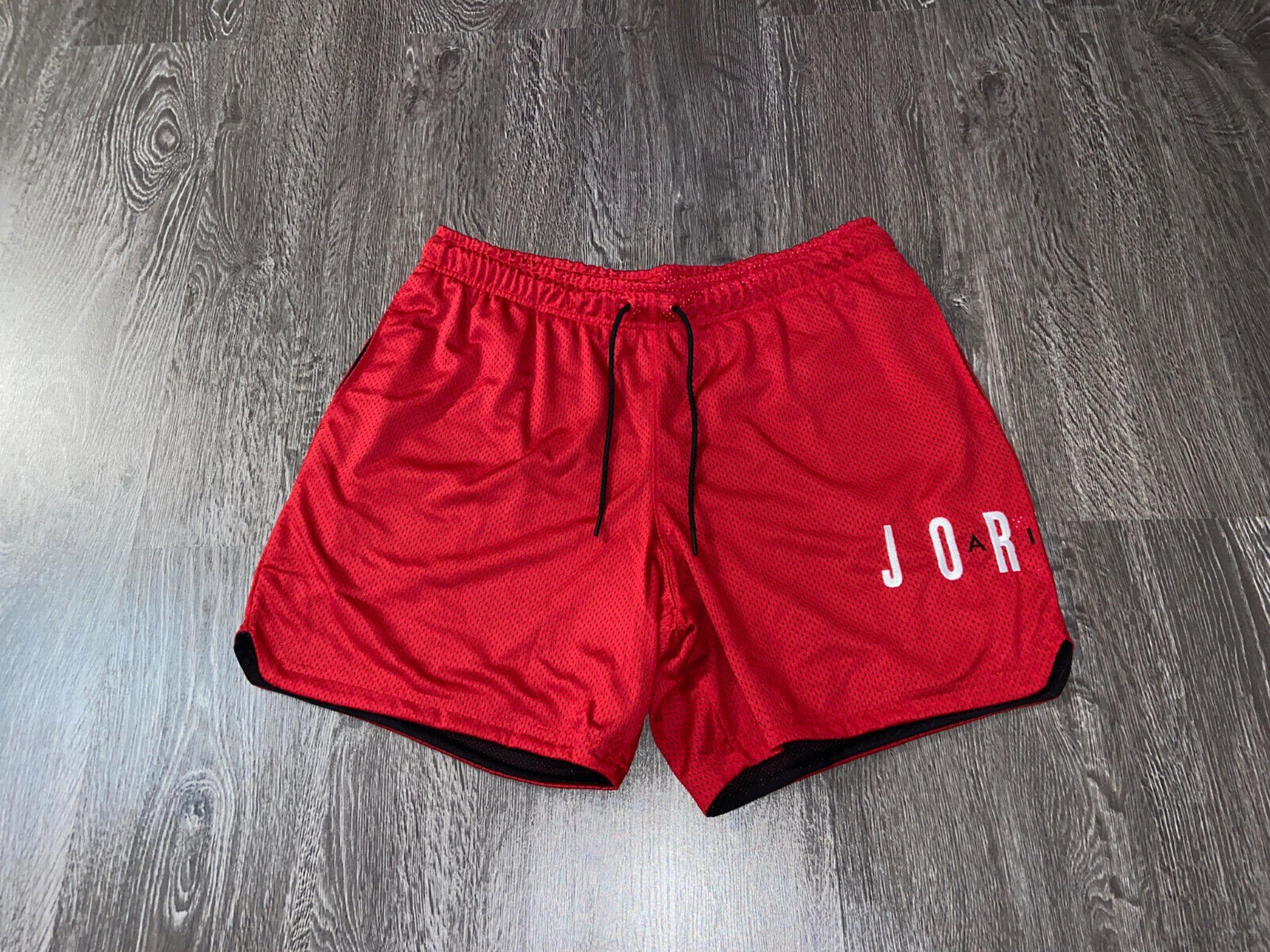 Nike Air Jordan Jumpman DV7742-687 Mesh Basketball Shorts Red Men's 2XL NEW