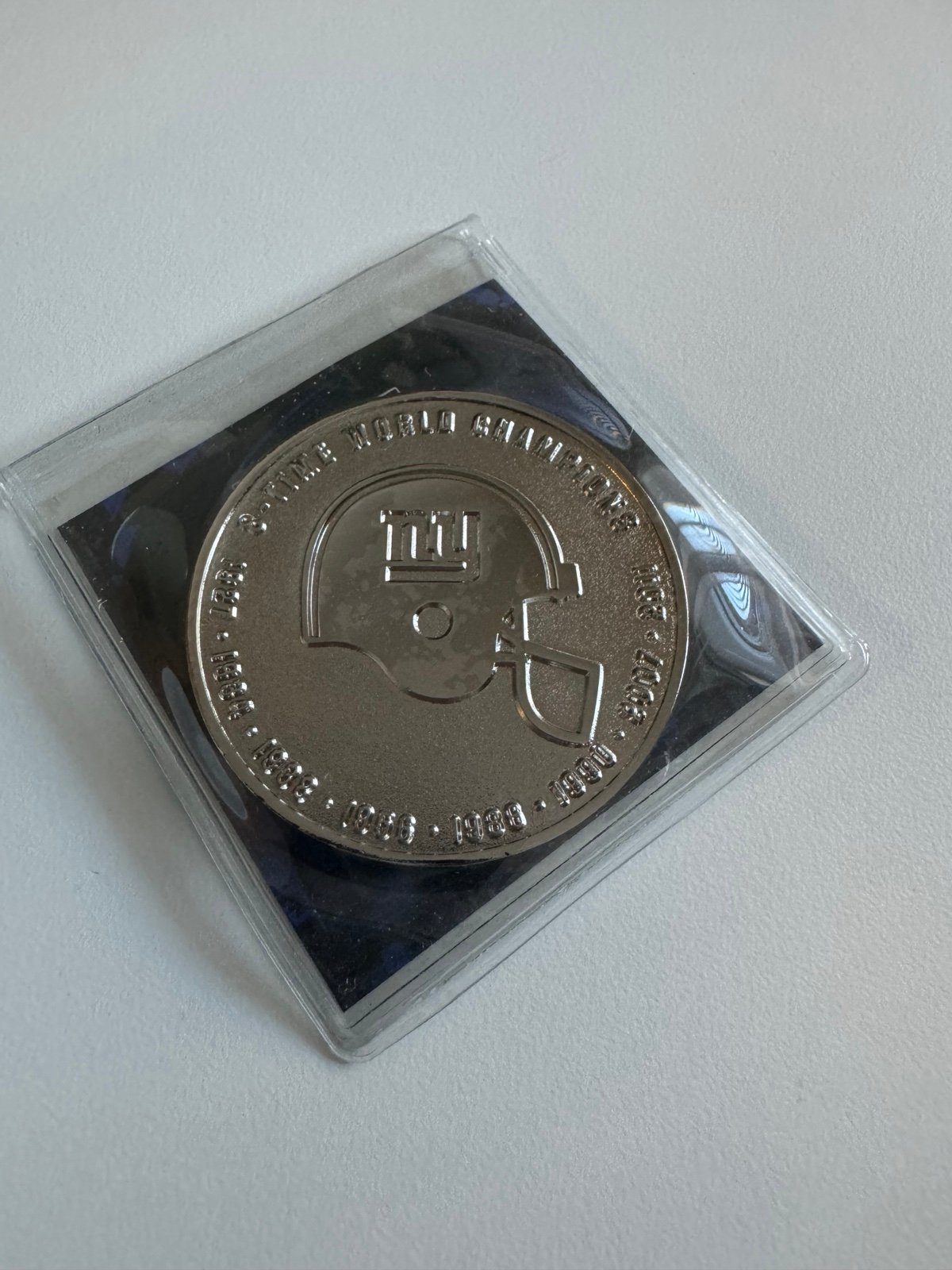 NY Giants 100th season commemorative coin