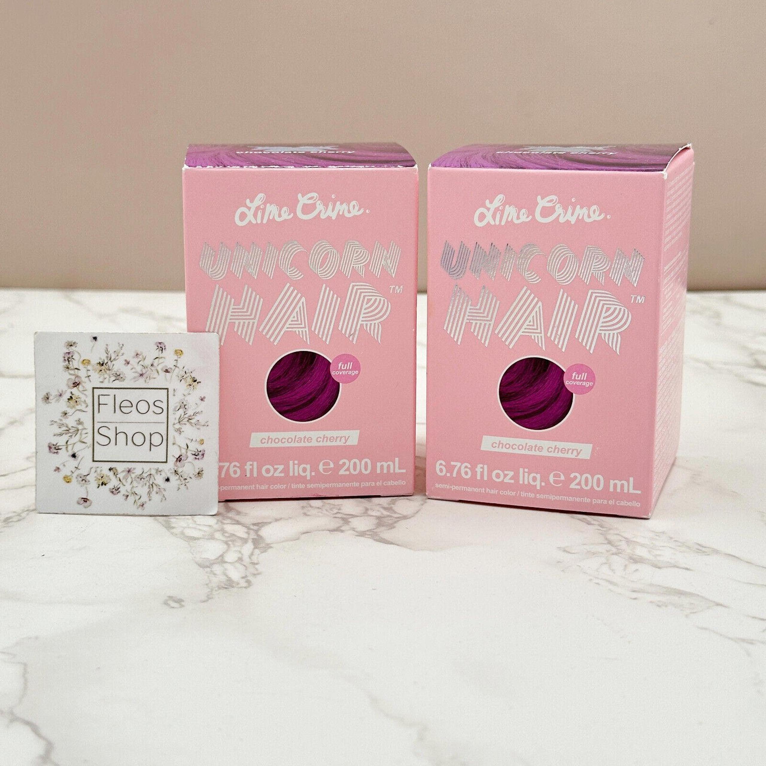Lime Crime Unicorn Hair Dye Chocolate Cherry 2-pack
