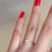 14K yellow gold solatire diamond ring