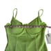 Good American Womens Sparkle Show Off Electric Lime Underwire One-Piece Swimsuit