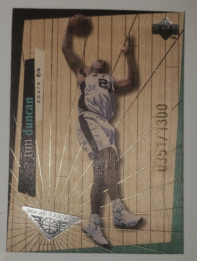 1997-98 TIM DUNCAN UPPER DECK HARDCOURT HIGH COURT #H24. 0351/1300 RARE