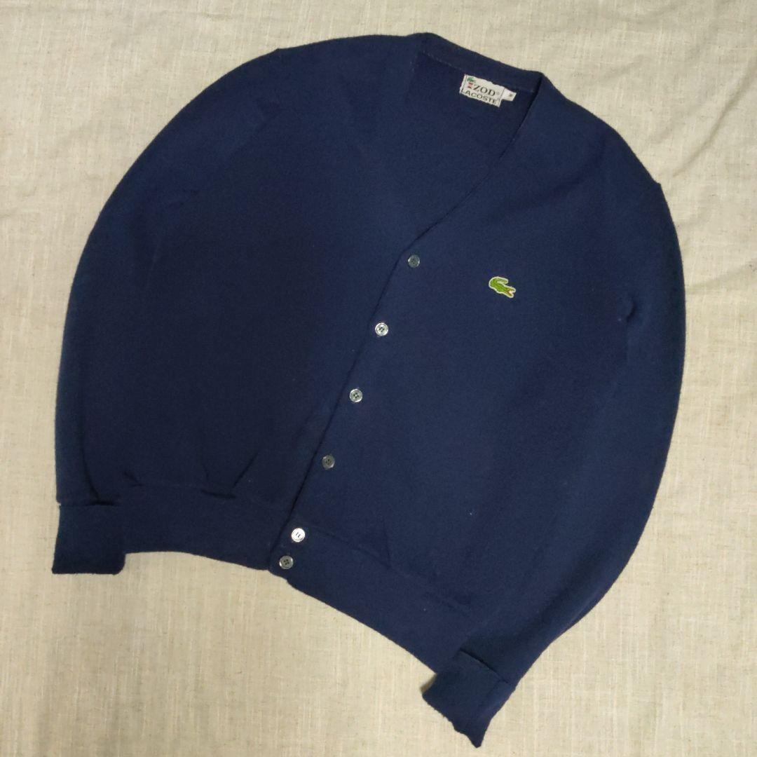 70s IZOD LACOSTE Vintage Acrylic Cardigan (Size M)