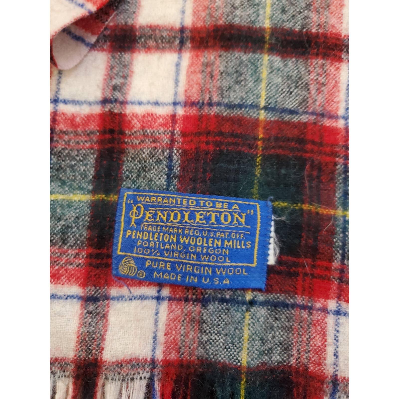 Pendleton wool scarf Made in U.S.A