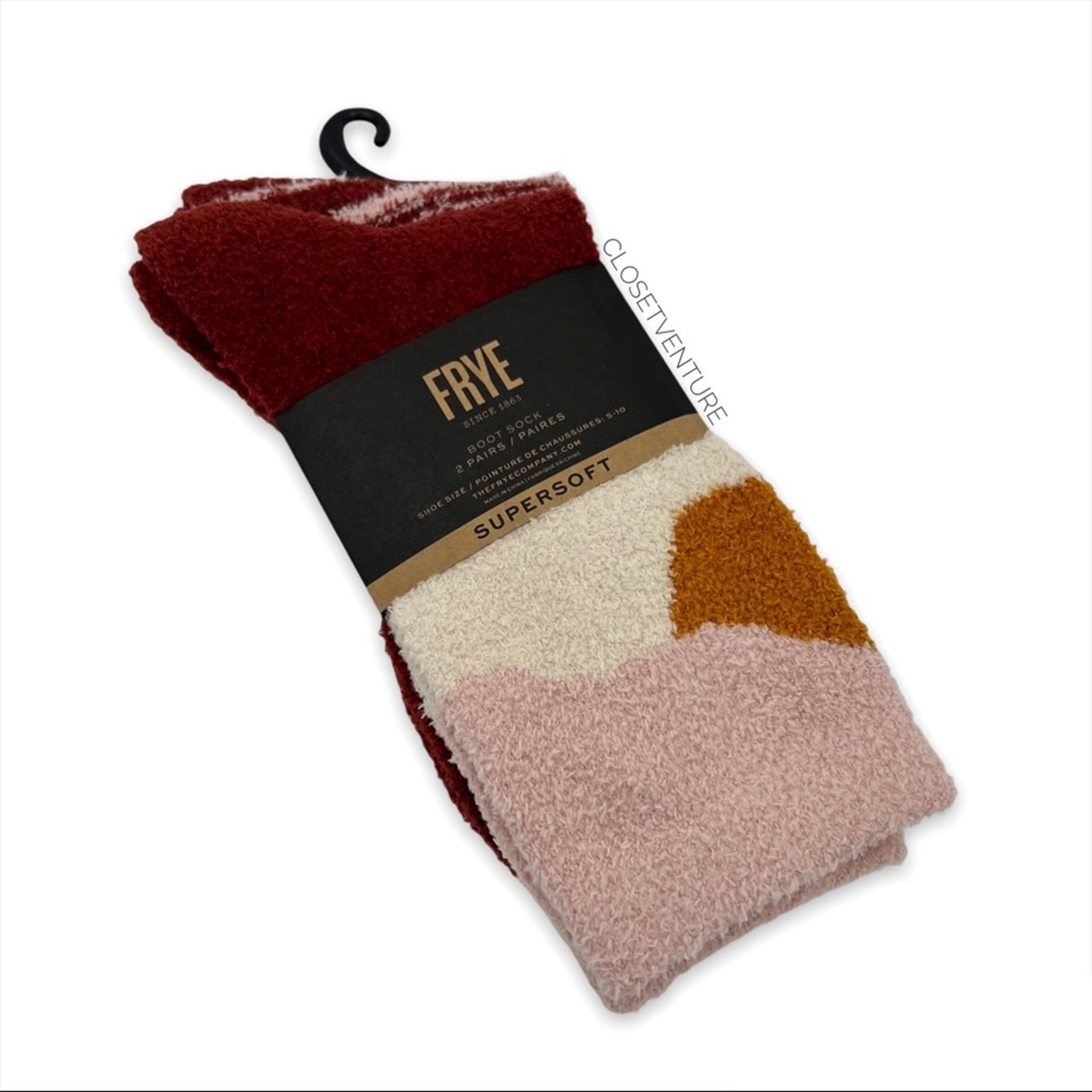 Frye SuperSoft 2 Pairs Multicolor Boot Socks Women’s One Size