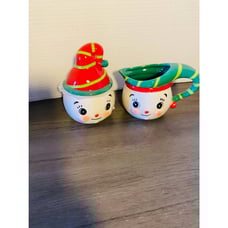 Christmas Johanna Parker Snowman cream and sugar