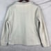 LL Bean Women's Size Large Full Zip Fleece Jacket Gorpcore Sherpa Trim Cream