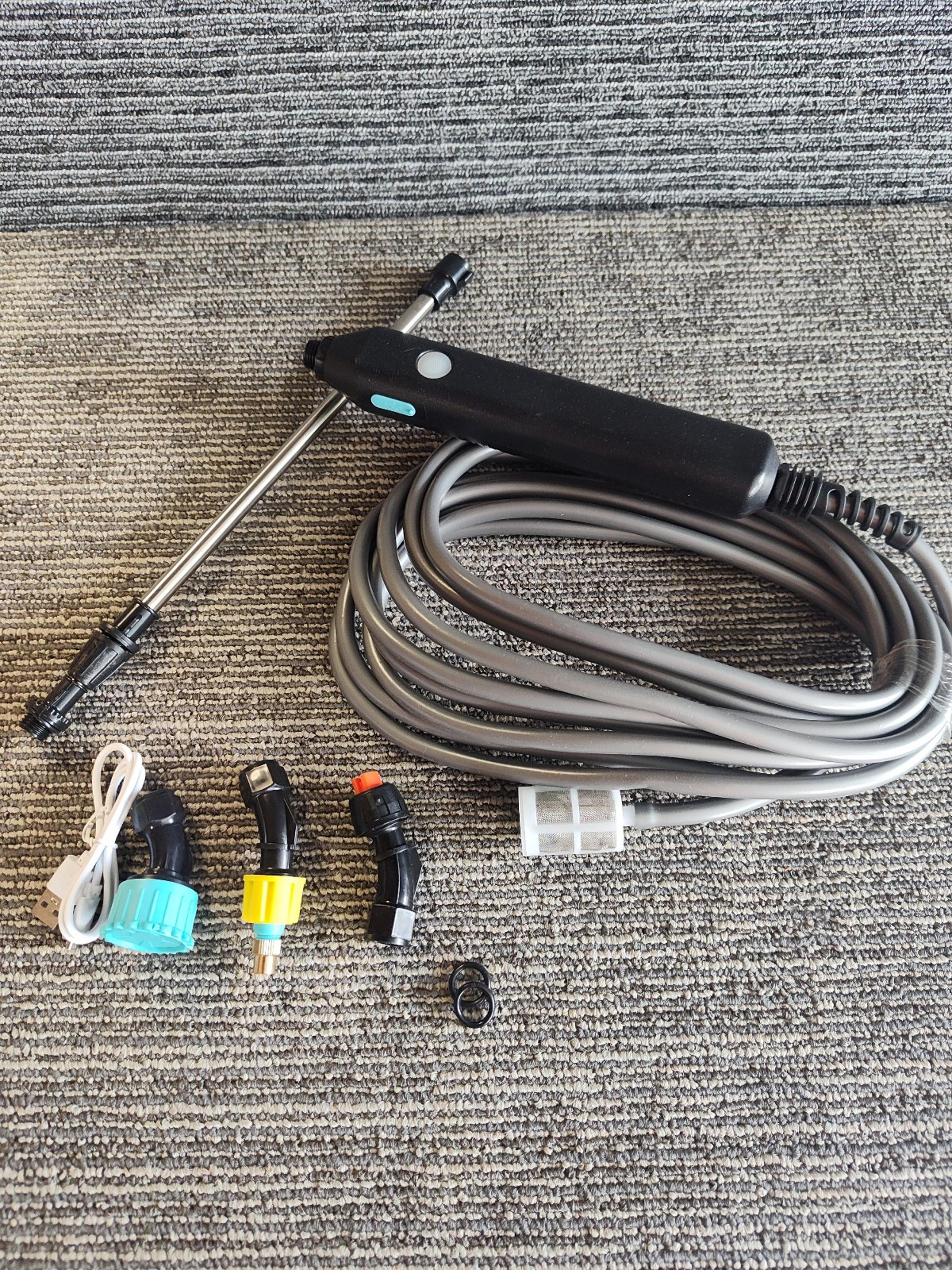 Electric Garden Sprayer,Rechargeable Portable Battery Powered Watering Wand Tool