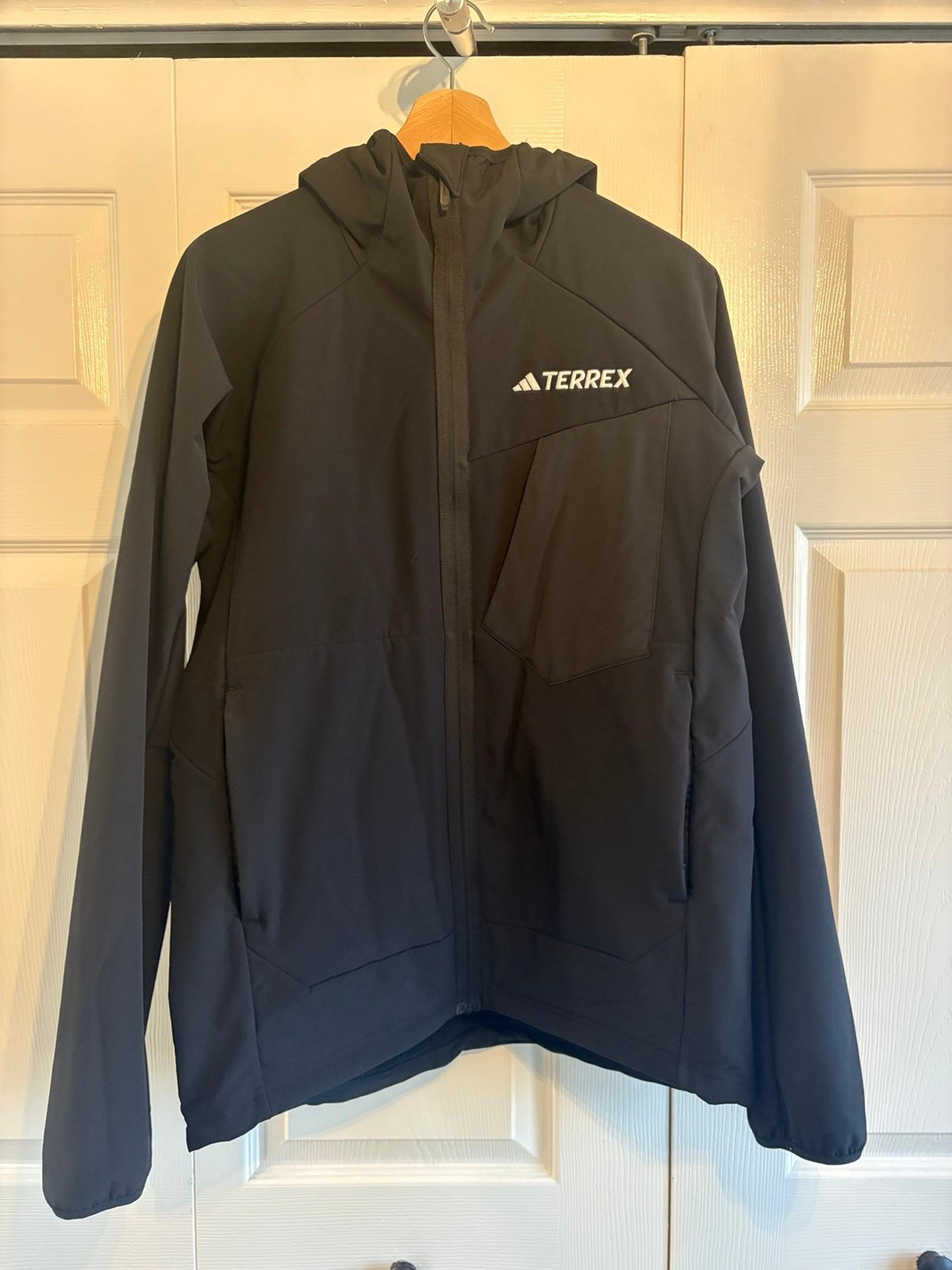 ADIDAS TERREX XPERIOR LIGHT FLEECE HOODED JACKET SIZE MEDIUM NWT
