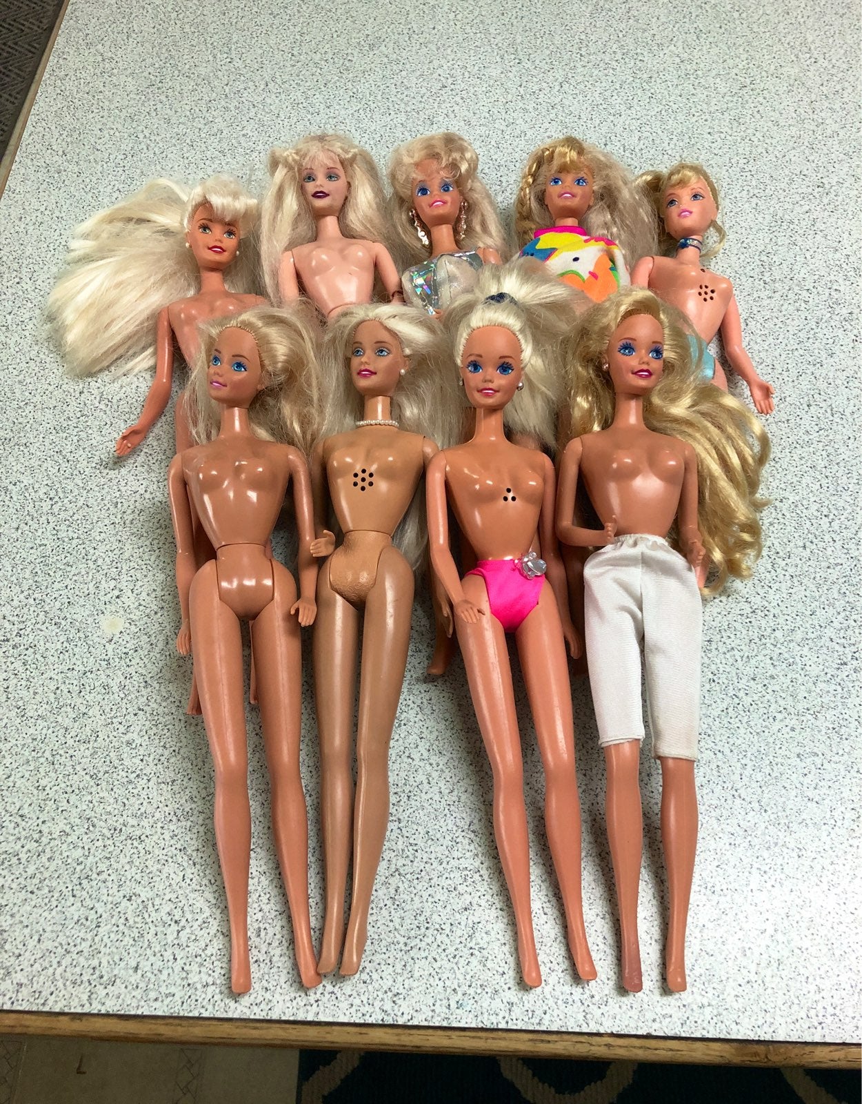 Mixed Lot of 11 Nude Barbie Dolls Stacey Skipper Clones & More Mixed Lot of 11 Nude Barbie Dolls Stacey Skipper Clones & More