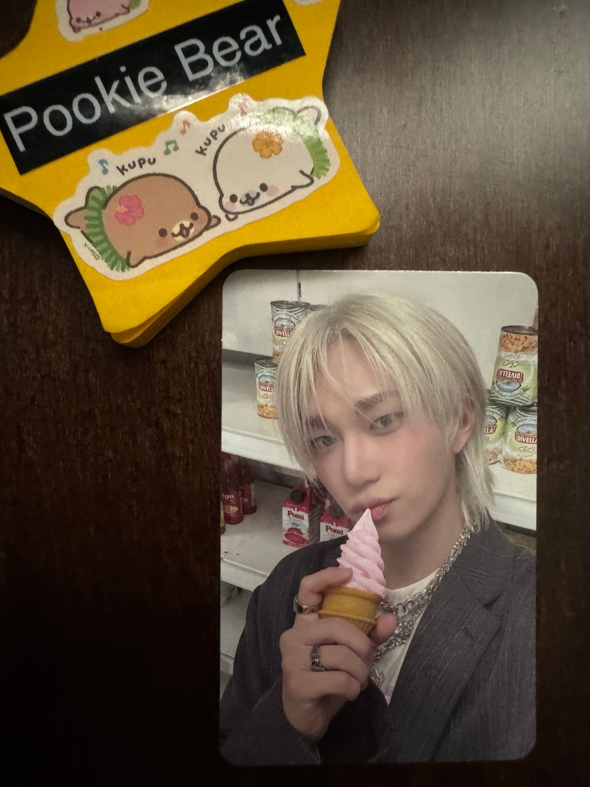 P1Harmony Duh Theo Photocard - Hello82 Exclusive PC - Ice Cream Version