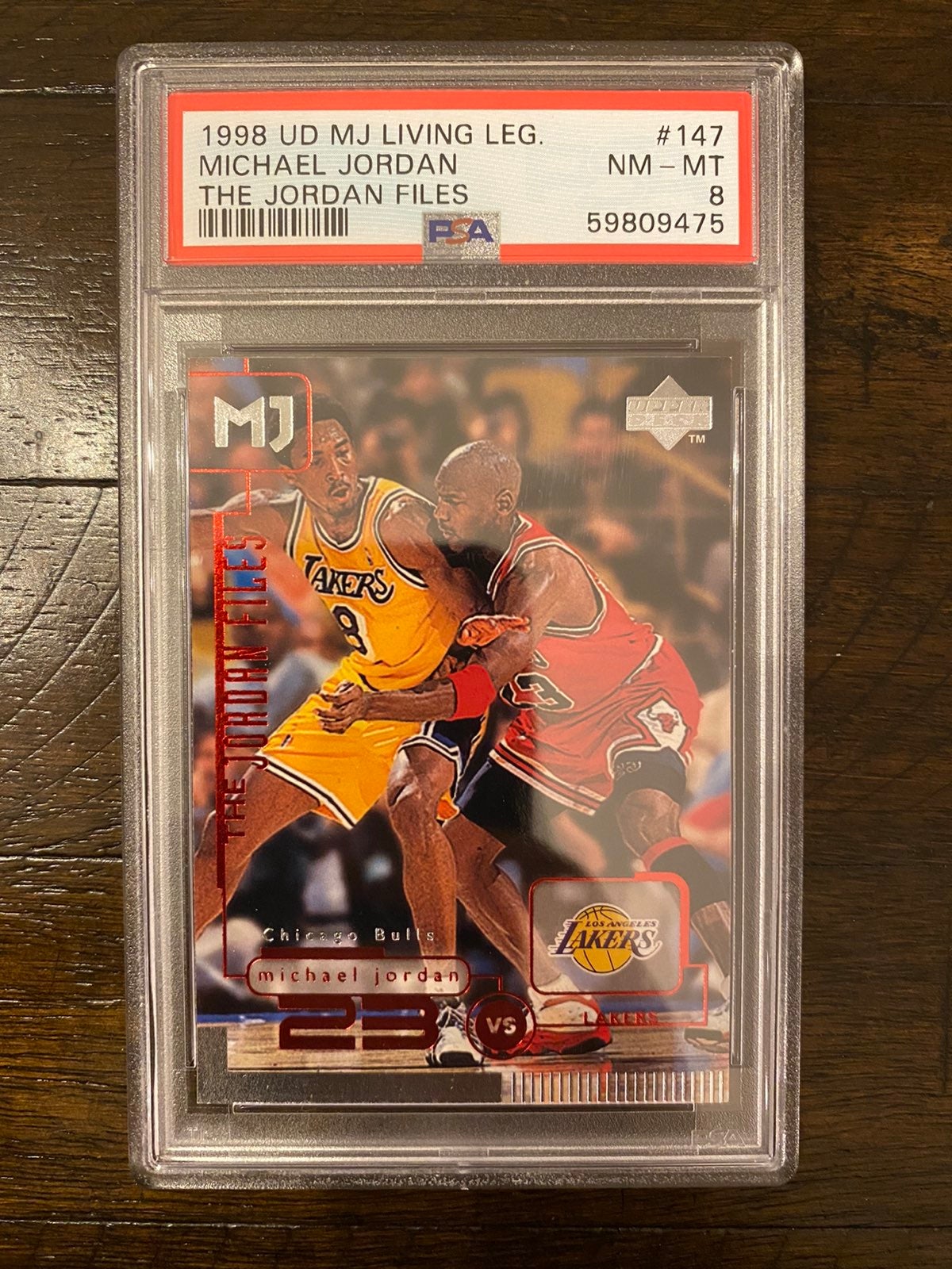 Michael Jordan vs Kobe PSA 8 Rare