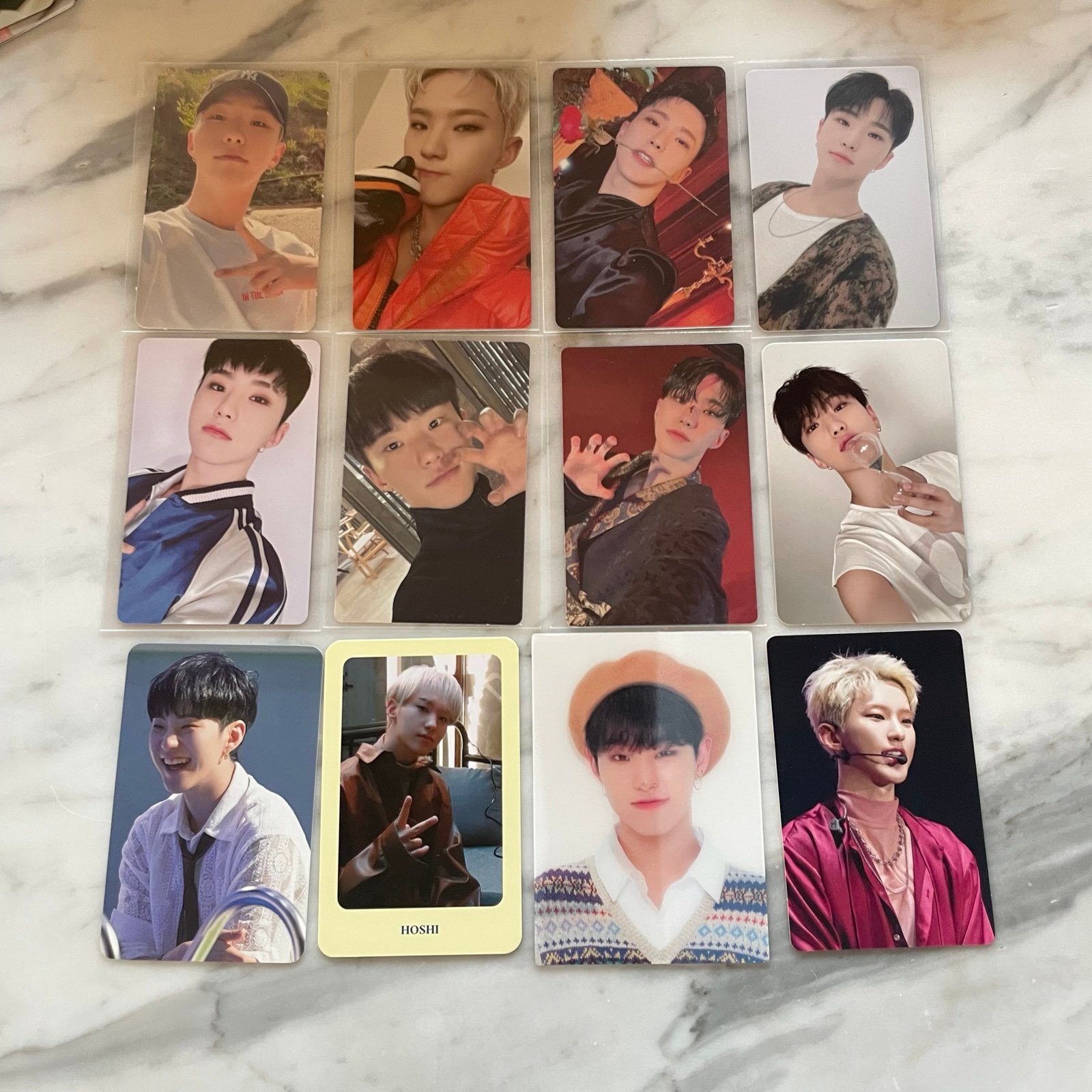 svt hoshi photocard set