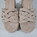Marc Fisher Oaten Espadrille Platform Sandal Natural Suede Size 9.5