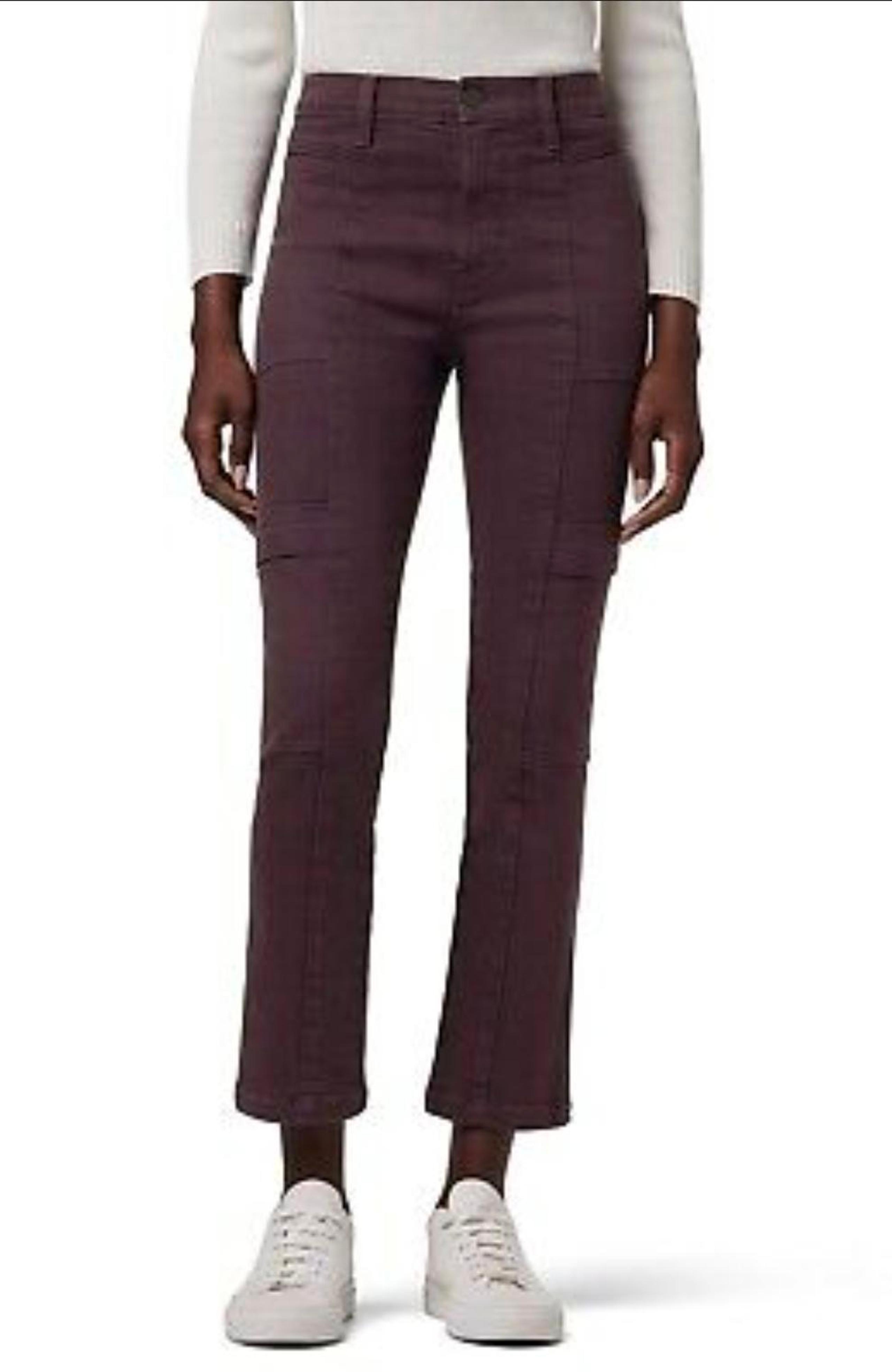 Hudson Winetasting Straight Leg Cropped Jeans