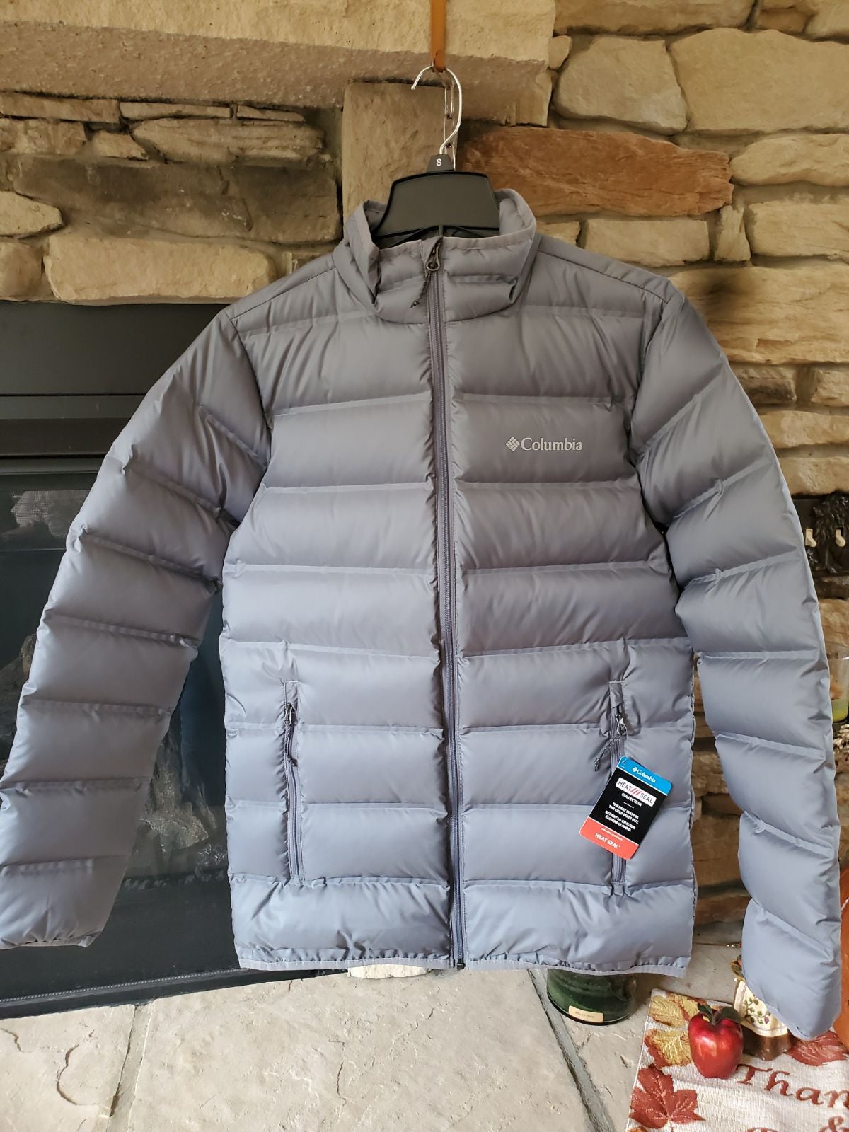 COLUMBIA DOWN PUFFER JACKET MENS SMALL