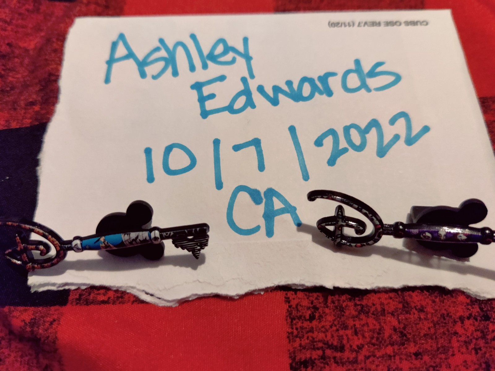 Disney collectible keys