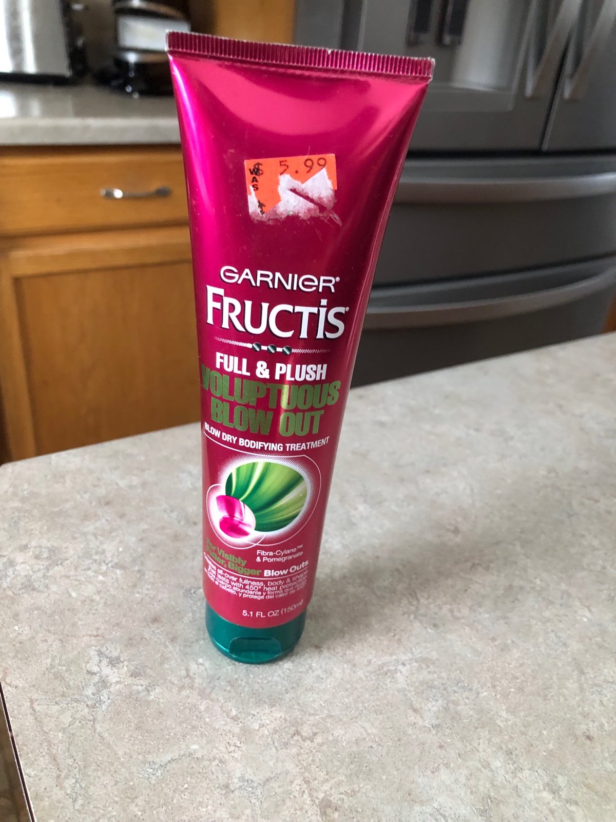 Garnier Fructis Voluptuous Blow Out 5.1 oz used once